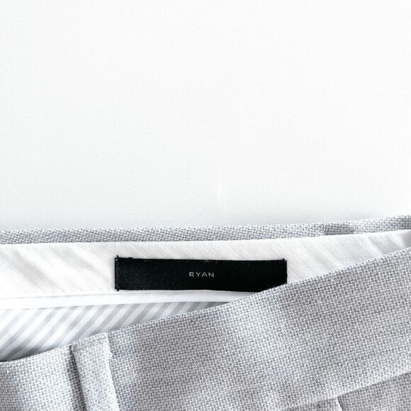 Banana Republic Ryan Womens Classic Ankle Trouser Pants Woven Light Grey Size 8 - Picture 5 of 12